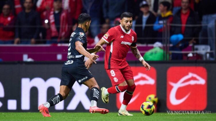 Toluca y Monterrey empatan 1-1 tras un par de golazos