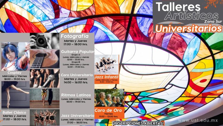 Abre UAT inscripciones en talleres artísticos de la zona sur de Tamaulipas