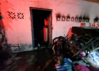 Incendio consume vivienda en la Col. Libertad de Cd. Victoria