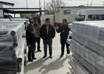 Diputados tamaulipecos visitan centro de atención a migrantes en Reynosa