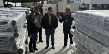 Diputados tamaulipecos visitan centro de atención a migrantes en Reynosa