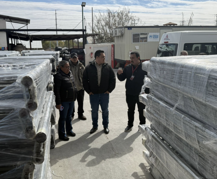 Diputados tamaulipecos visitan centro de atención a migrantes en Reynosa