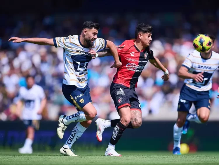 Pumas y Atlas empatan 0-0 en la jornada tres