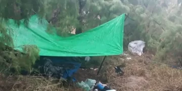 Aseguran “narco campamento” en isla de la frontera de Tamaulipas con Texas