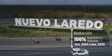 Reduce estrategia de seguridad homicidios dolosos en Nuevo Laredo