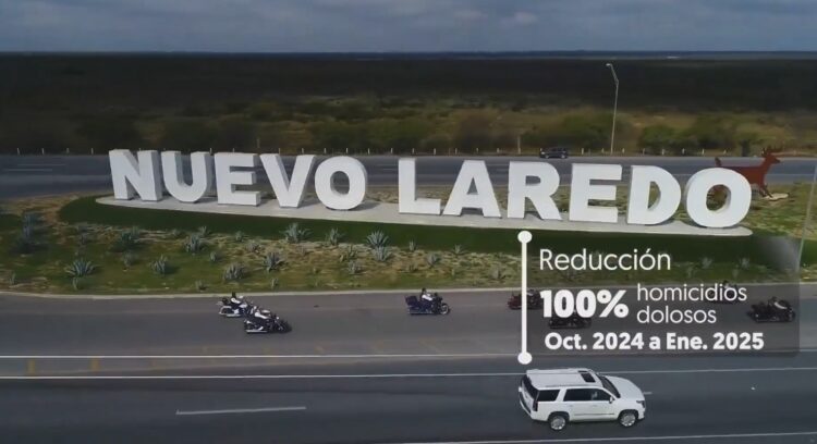 Reduce estrategia de seguridad homicidios dolosos en Nuevo Laredo