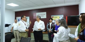 Gobernador de Tamaulipas da bienvenida a repatriados en Centro de Atención de Reynosa