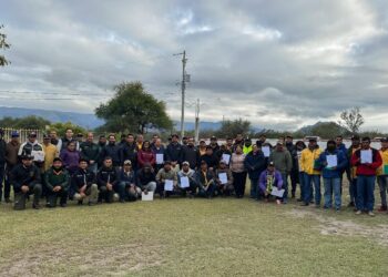 Capacitación sobre control de incendios forestales a brigadas rurales del altiplano tamaulipeco