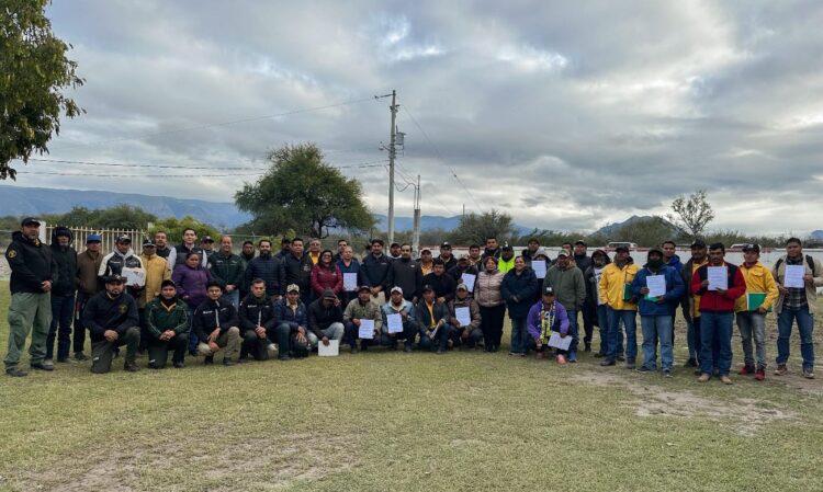 Capacitación sobre control de incendios forestales a brigadas rurales del altiplano tamaulipeco