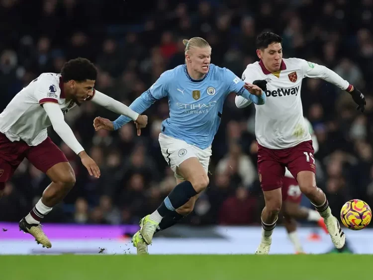 El Manchester City golea a 4-1 al West Ham en la liga inglesa