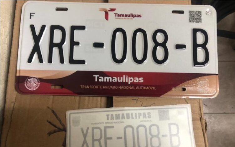 Ofrecen Oficinas Fiscales de Tamaulipas envío de placas vehiculares a domicilio