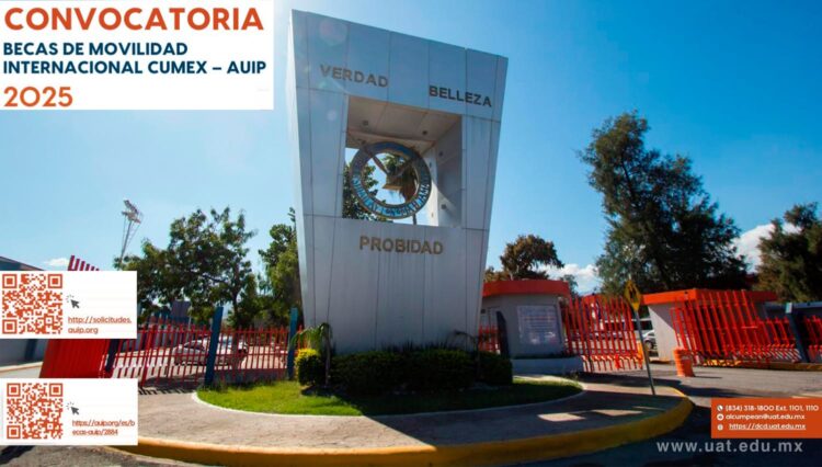 Difunde la UAT convocatoria de movilidad internacional para docentes CUMEX-AUIP