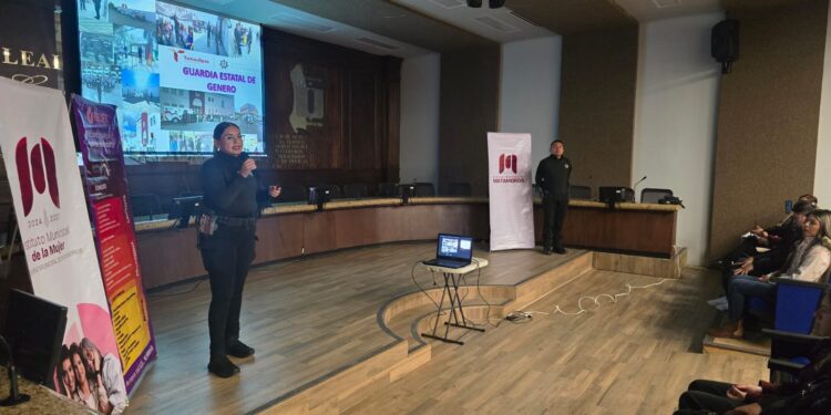 Participa Guardia Estatal de Género en capacitación de protocolo de prevención de violencia en Matamoros