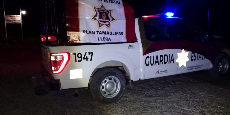 Guardia Estatal despliega Operativo Plan Tamaulipas en Llera por frente frío