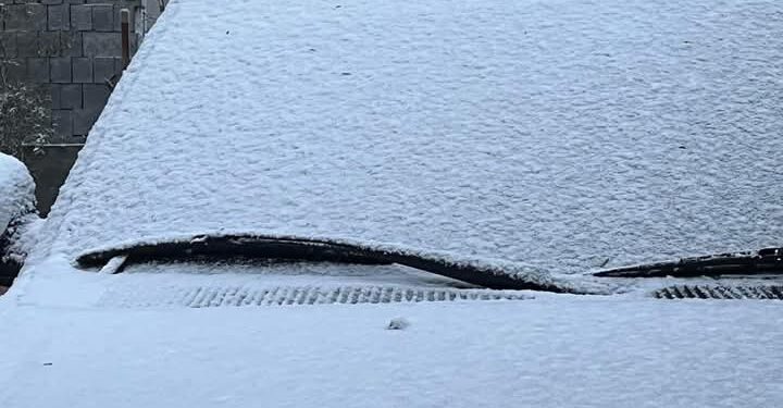 Sorprende nevada en San Nicolás, San Carlos y Cruillas de la zona centro de Tamaulipas