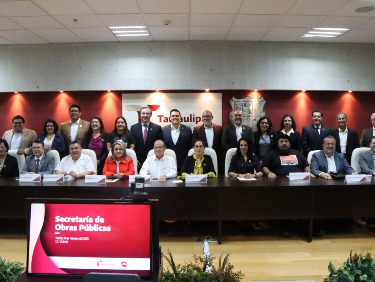 Dialoga Secretario de Obras Pública con diputadas y diputados sobre infraestructura para Tamaulipas