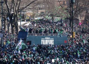 Philadelphia celebra segundo título de Super Bowl de Las Aguilas