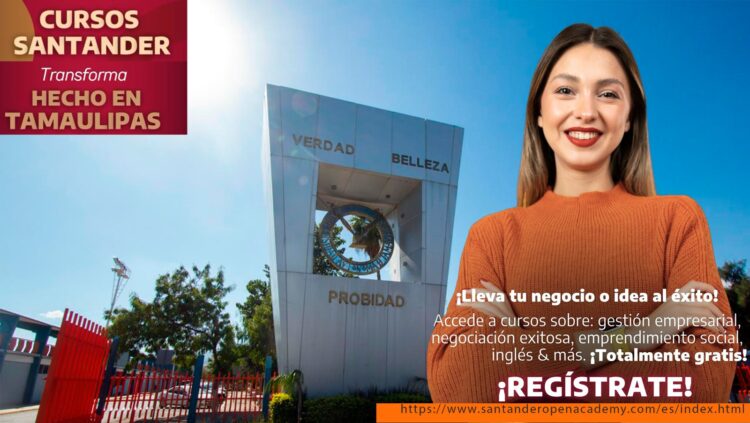 Difunde la UAT convocatoria de cursos Santander-Tamaulipas