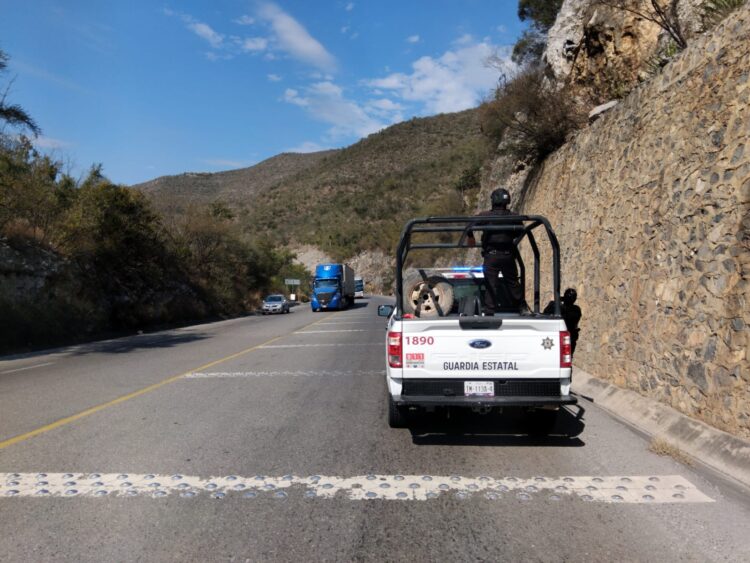 Se reactivó circulación en ruta Victoria-Tula-SLP, tras choque de tráiler en túnel