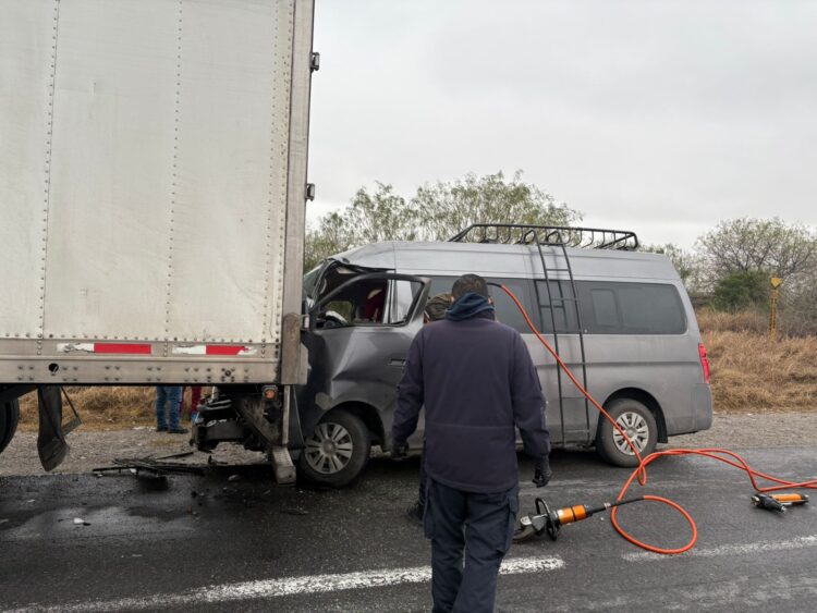 Atiende Guardia Nacional accidente en carretera Reynosa-San Fernando