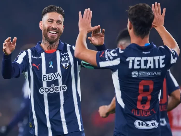 Monterrey gana 3-1 a SLP y gusta en debut de Sergio Ramos en Liga MX