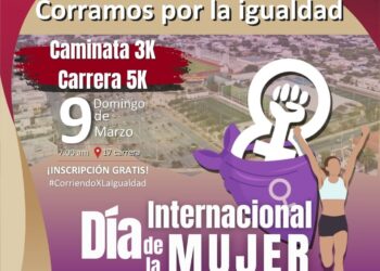 Anuncian carreras de 3 y 5 Kilómetros por el Día Internacional de la Mujer