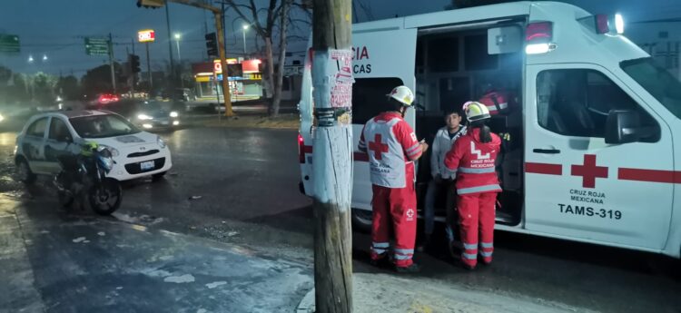 Auto embiste a motociclista empleado de la maquiladora Delphi