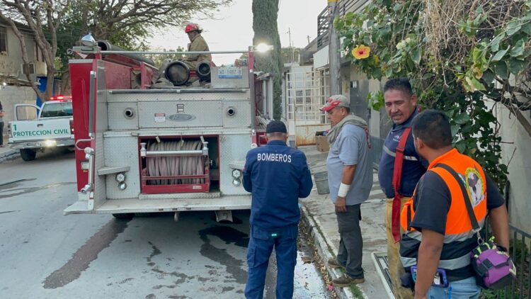 Explosión de tanque de gas deja tres lesionados en la Col. Ascensión Gómez de Victoria