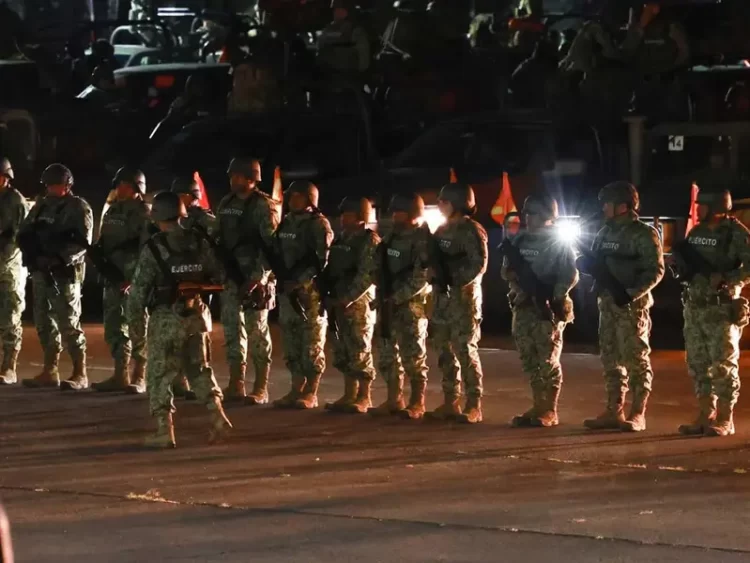 Se movilizan tropas del Ejército y la Guardia Nacional a la frontera norte