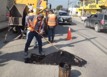 Lleva Gobierno de Victoria programa de bacheo a más de 130 colonias.