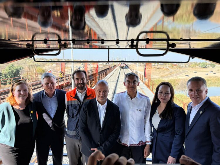 Inauguran Américo Villarreal, SICT y CPKC, nuevo puente ferroviario en Nuevo Laredo, Tamaulipas