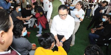 Supervisa secretaria de Gobernación Centro de Atención a Migrantes en Reynosa