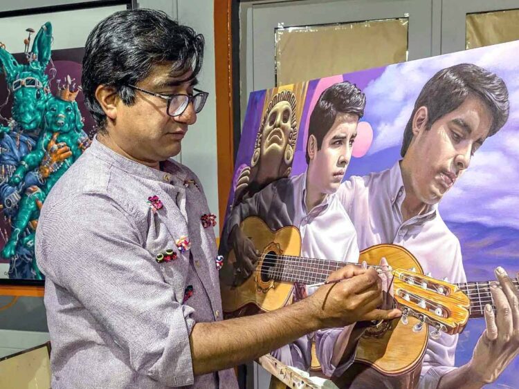 Oscar Sandoval, muralista mexicano, entre los mejores del mundo