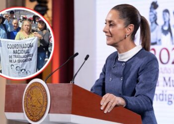 Maestros protestan en siete estados contra la reforma al ISSSTE