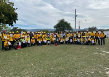 Capacitan a brigadistas rurales para la temporada de incendios forestales 2025