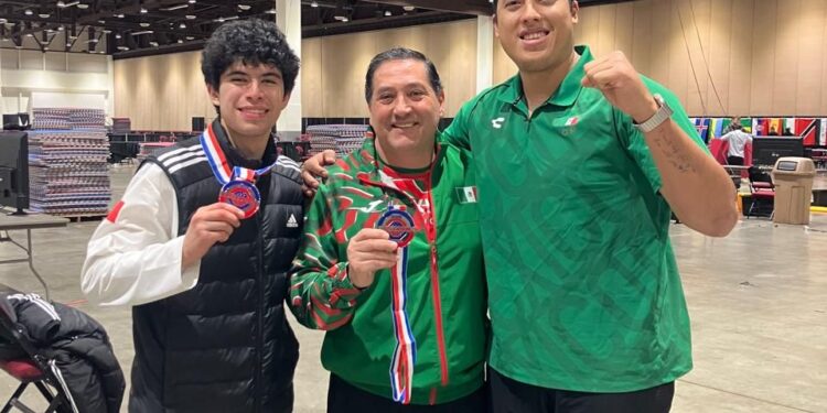 Logra México tercer lugar en Abierto de Estados Unidos en Taekwondo