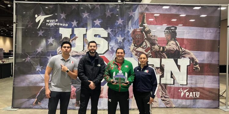Logra México tercer lugar en Abierto de Estados Unidos en Taekwondo