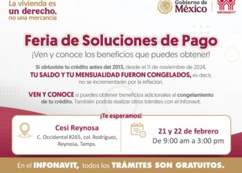 Anuncia Infonavit Ferias de servicios en Tamaulipas