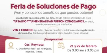 Anuncia Infonavit Ferias de servicios en Tamaulipas