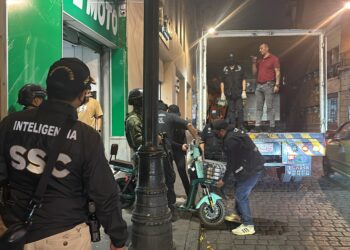Decomisan 145 toneladas de motos y bicis eléctricas chinas en la CDMX