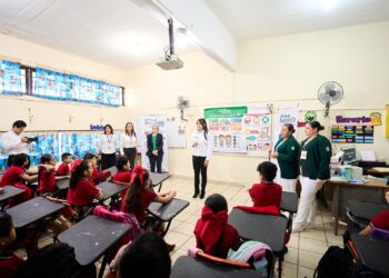 Participa DIF Tamaulipas con el registro de peso y talla durante Jornadas de Salud Escolar