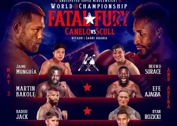 Cartelera completa del ‘Canelo’ vs Scull del próximo 3 de mayo en Arabia Saudita