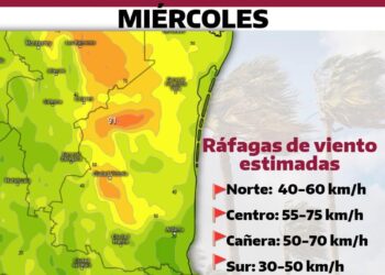Alerta Protección Civil sobre fuertes vientos y tolvaneras en Tamaulipas este miércoles