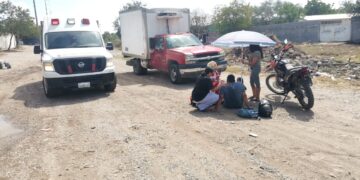 Motociclista derrapa en Av. Las Torres y se fractura una pierna