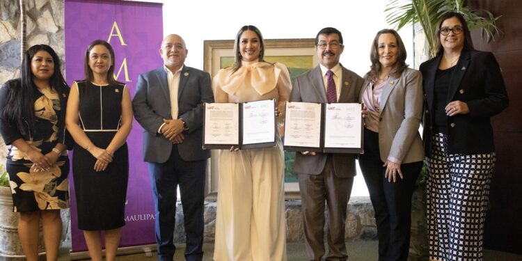 UAT y la Asociación de Mujeres Jefas de Empresa firman convenio en la zona sur