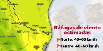 Protección Civil Tamaulipas alerta ahora sobre fuertes vientos del sur y tolvaneas