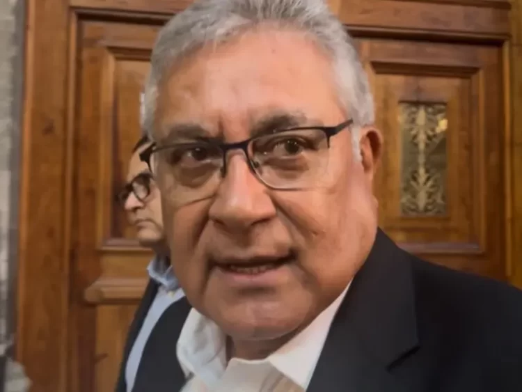 Claudia Sheinbaum recibe al secretario general del SNTE Alfonso Cepeda