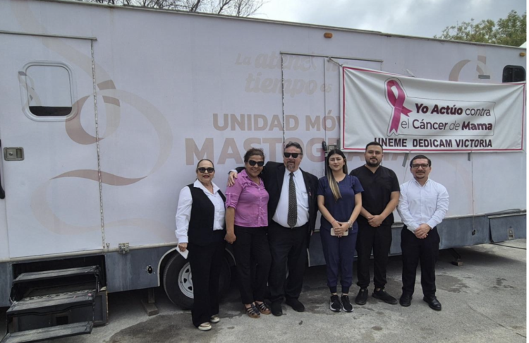 Instalan en el edificio del SUTSPET unidad móvil para la detención de cáncer de mama