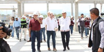 Constata gobernador Américo Villarreal avance en la construcción de la Ciudad Judicial en Victoria