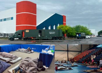 Habilita la UAT en Reynosa refugio temporal en apoyo a damnificados por inundación